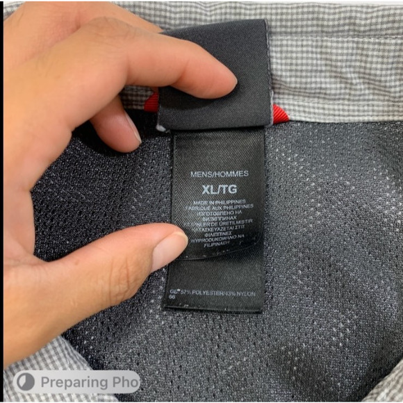 The North Face Shirt Mens XL Grey Performance Button Up Hiking Fishing Outdoor - Picture 5 of 11